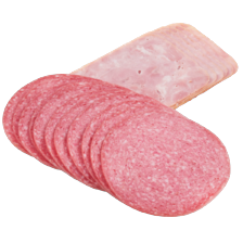 Schouderham of gerookte salami